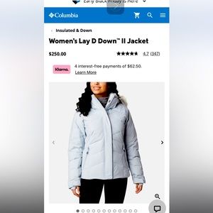 Columbia Sportswear Ski & Snowboard Coat (Lay D Down II)